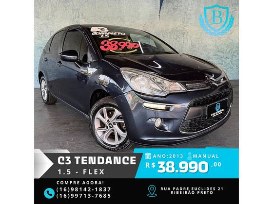 CITROËN C3 1.5 TENDANCE 8V FLEX 4P MANUAL CITROËN C3 1.5 TENDANCE 8V FLEX 4P MANUAL